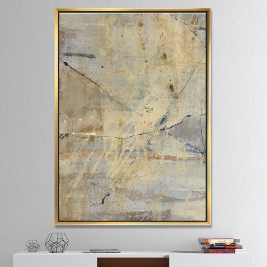 Designart - Geometric Cream Block III